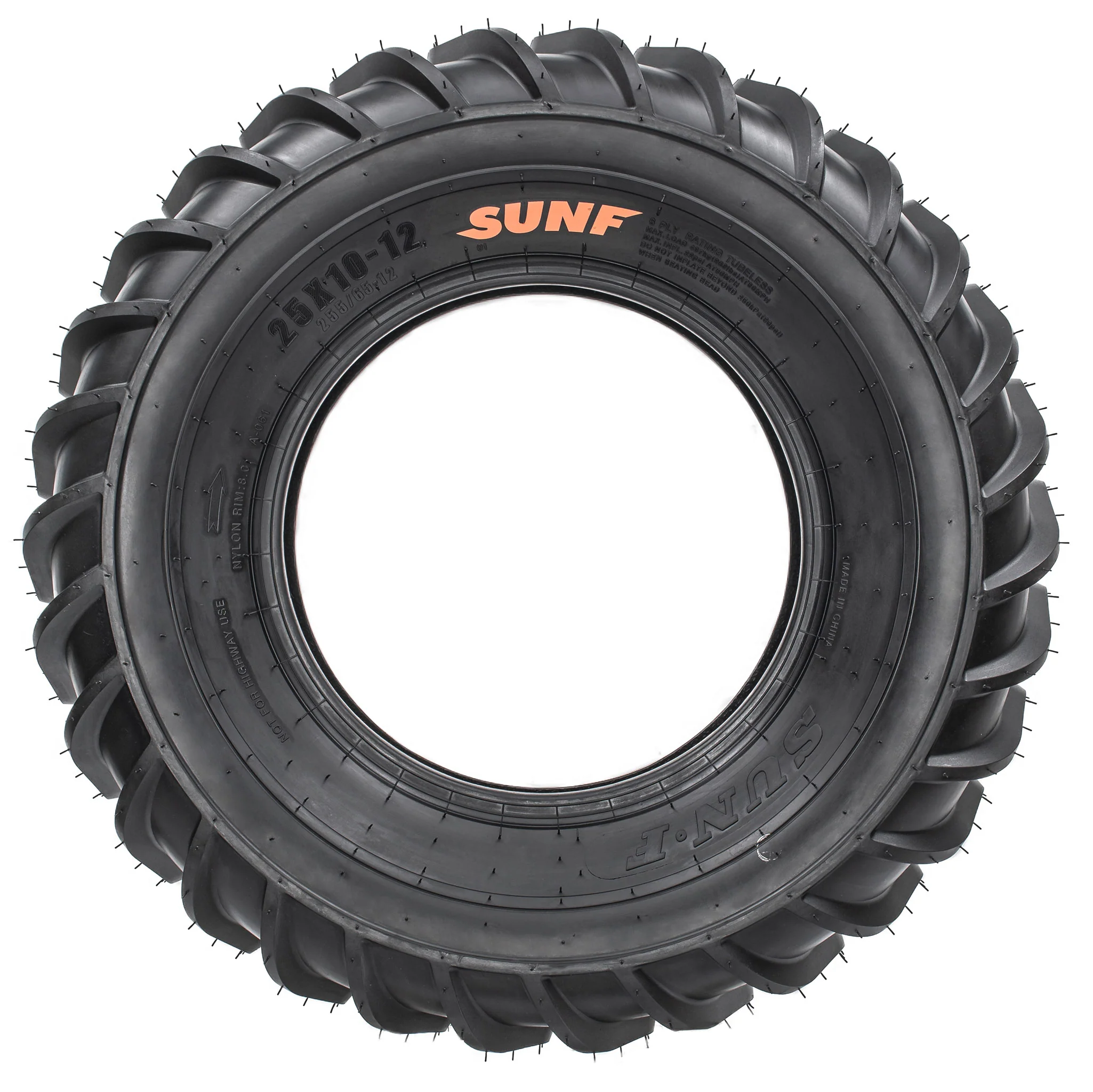 SunF ATV TIRE/UTV TIRE All Terrain 6 PR Tubeless A061 (set of 2) - Image 6